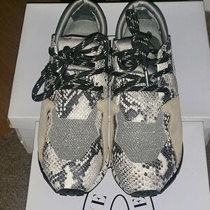 Steve Madden Natural Snakeskin  Sneakers